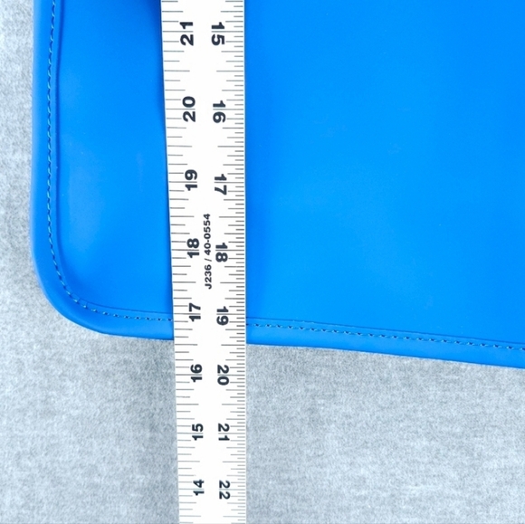 Rains Rolltop Rucksack Backpack W3 Waterproof Waves‎ (Blue) $125 Msrp NWTS - Picture 11 of 11